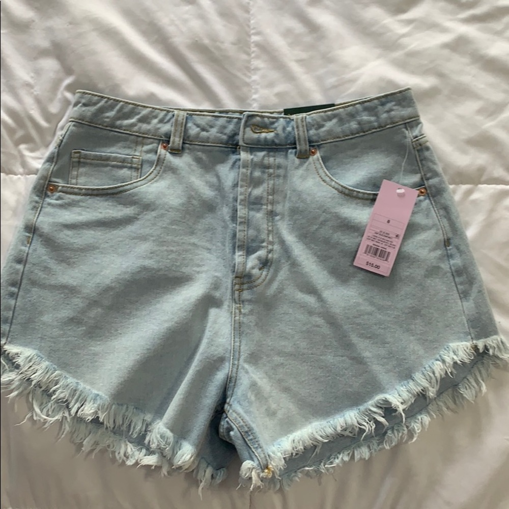 Denim shorts